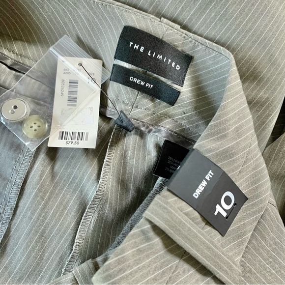 NWT The Limited Drew Fit Pinstripe Dress Pants - Picture 8 of 8